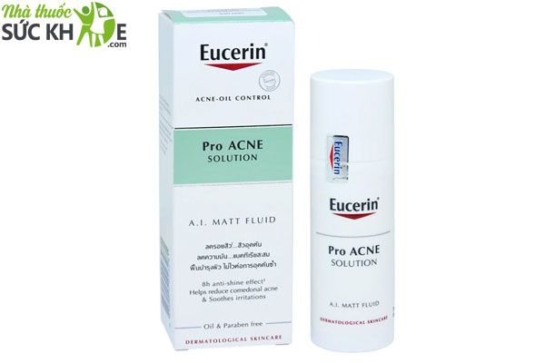 Kem dưỡng ẩm Eucerin Pro Acne Mattifying Fluid