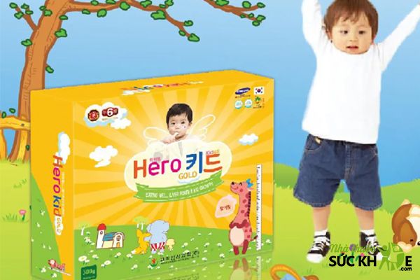 Vitamin tăng chiều cao cho bé Hàn Quốc Hero Kid Gold