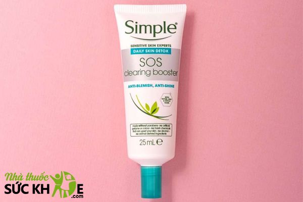 Kem dưỡng ẩm Simple Daily Skin Detox SOS Clearing Booster