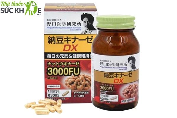 Viên uống chống đột quỵ của Nhật Nattokinase 3000FU Orihiro