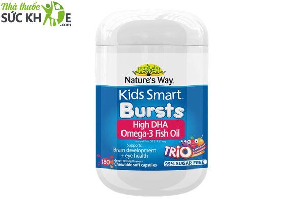 Viên nhai Nature's Way Kids Smart Omega 3 Trio High DHA