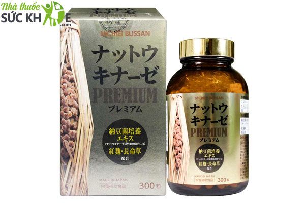 Thuốc chống đột quỵ của Nhật Nichiei Bussan Nattokinase Premium