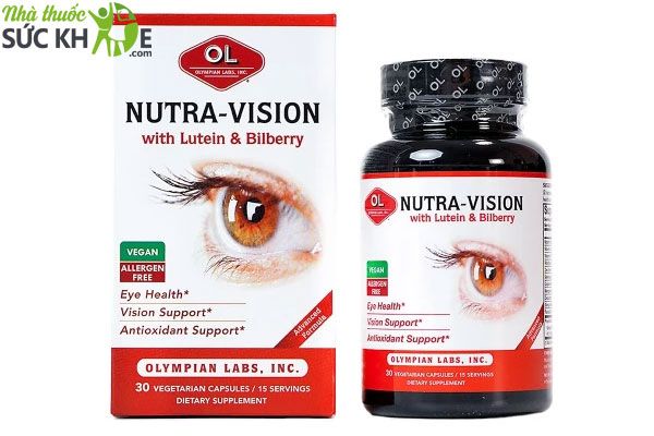 Thuốc bổ mắt cho trẻ em 6 tuổi Nutra Vision