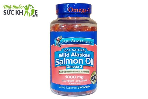 Thuốc bổ mắt trẻ em Pure Alaska Omega Wild Alaskan Salmon Oil 