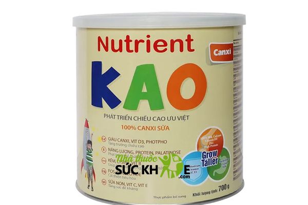 Sữa tăng chiều cao cho bé từ 1- 6 tuổi Nutrient Kao