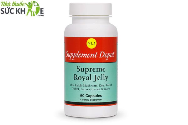 Viên uống sữa ong chúa Mỹ Supreme Royal Jelly 63.1
