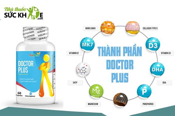 Viên uống hỗ trợ tăng chiều cao của Mỹ NuBest Doctor Plus