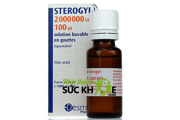 Canxi tăng chiều cao cho bé 1 tuổi Vitamin D Sterogyl