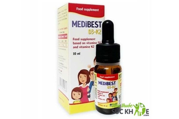 Vitamin D3 cho trẻ sơ sinh MediBest D3 + K2