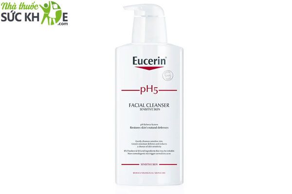 Sữa rửa mặt cho da thường Eucerin pH5 Facial Cleanser