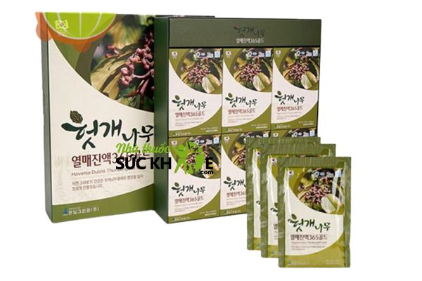 Thuốc bổ gan Hovenia Hàn Quốc (loại cao cấp) Fruit 365 Gold Daehan
