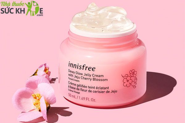 Kem dưỡng ẩm Innisfree cho da hỗn hợp Jeju Cherry Blossom Jelly Cream