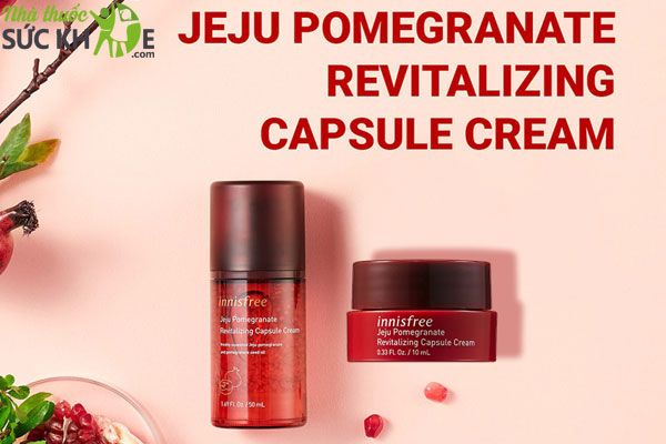 Kem dưỡng ẩm Innisfree Jeju Pomegranate Revitalizing Capsule Cream