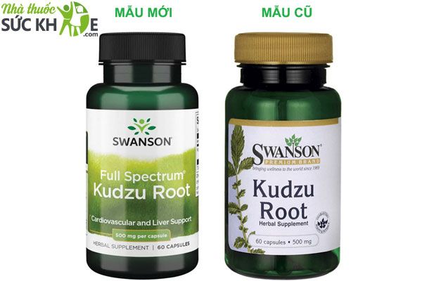 Thuốc bổ gan Kudzu Root Swanson của Mỹ 