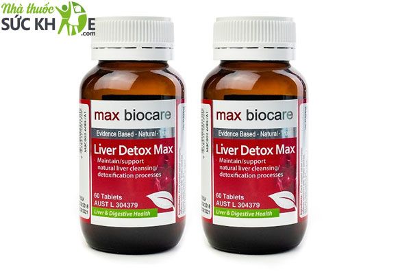 Viên thuốc giải rượu, bổ gan Max Biocare Liver Detox Max