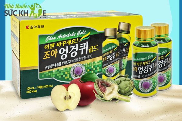 Nước giải rượu Hàn Quốc Choa Artichoke Gold 
