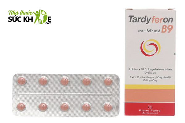 Thuốc bổ máu cho phụ nữ Tardyferon B9