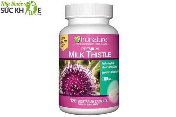 Thuốc bổ gan Mỹ Trunature Premium Milk Thistle 