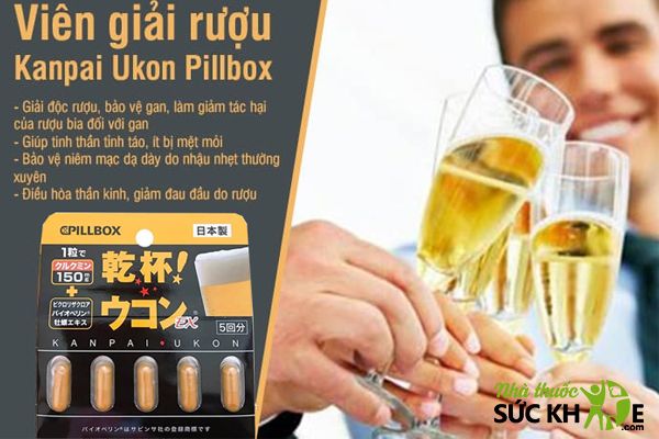 Thuốc thải độc gan của Nhật CPillbox Kanpai Ukon