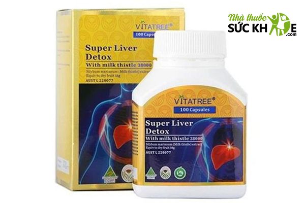 Vitatree Super Liver Detox Thuốc mát gan của Úc