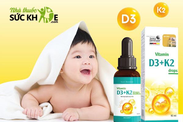 Vitamin D3 K2 MK7 đến từ thương hiệu Sanct Bernhard của Đức