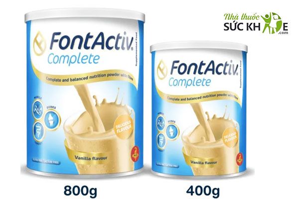 Sữa tăng cân nặng FontActiv Complete