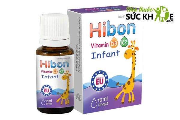 Siro Hibon Vitamin D3 K2 Infant Hibon là sản phẩm của Hibon