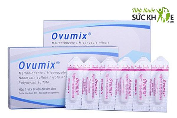 Thuốc đặt viêm âm đạo Ovumix