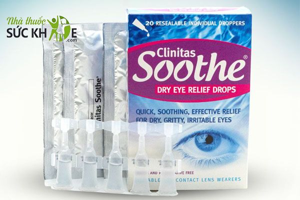 Nước mắt nhân tạo Clinitas Soothe 0.4%