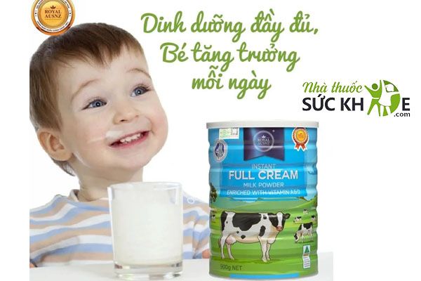 Sữa bột nguyên vẹn kem Royal Ausnz Instant Full Cream