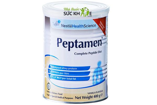 Sữa tăng kĩ năng hấp phụ đủ chất Peptamen