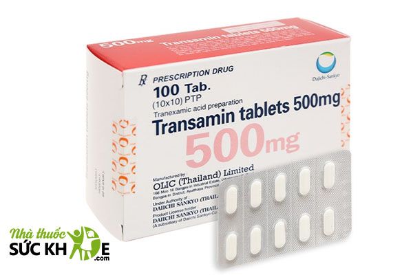 Thuốc Transamin dạng viên có 2 hàm lượng là 250mg và 500mg