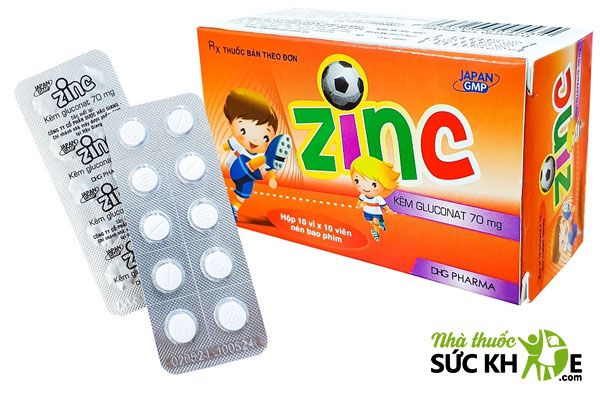 Thuốc ZinC bổ sung kẽm cho bé 70mg