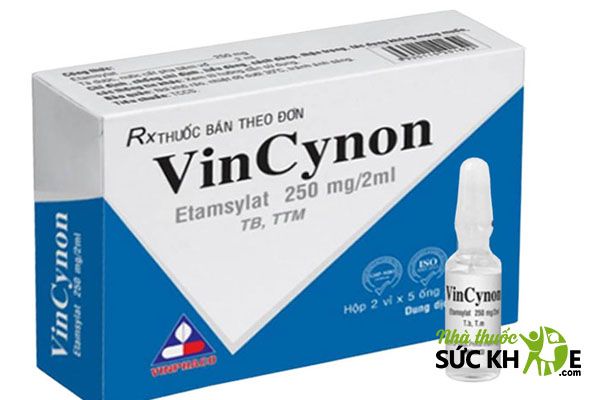 Thuốc tiêm cầm máu Vincynon 250mg/2ml