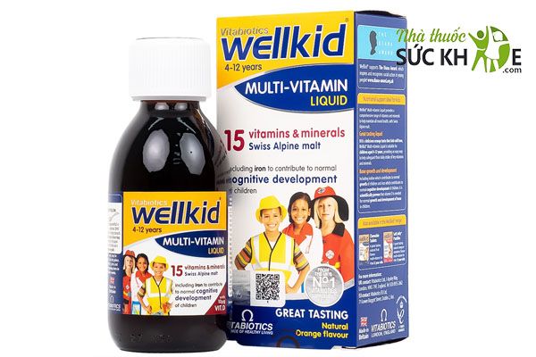 Siro Wellkid Multi Vitamin Liquid cho trẻ từ 4- 12 tuổi