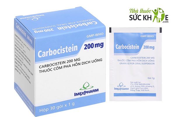 Thuốc long đờm Carbocistein