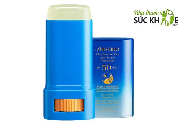 Kem chống nắng và nóng nhật mang lại bà mẹ Shiseido Clear Suncare Stick