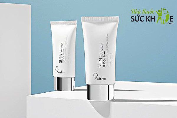 Kem chống nắng sun cream Hàn Quốc 9 Wishes Sun Moisturizer