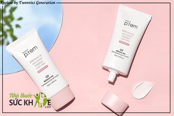 Kem chống nắng Hàn Quốc Sun Cream Make P:rem UV Defense Me Calming