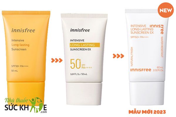 Kem chống nắng vật lý Hàn Quốc Innisfree Long Lasting SPF 50