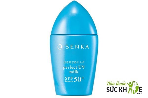 Kem chống nắng dạng sữa  Senka Perfect UV Milk SPF50+ PA++++