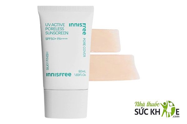 Kem chống nắng Hàn Quốc Innisfree UV Active Poreless Sunscreen SPF50+ PA++++