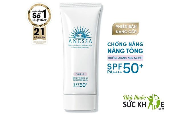 Kem chống nắng dưỡng trắng da Anessa Whitening UV Sunscreen SPF50+ PA++++