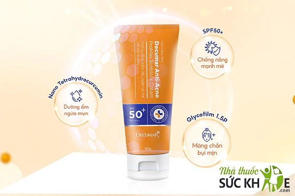 Kem chống nắng Decumar Anti-Acne Promax Sunblock Cream