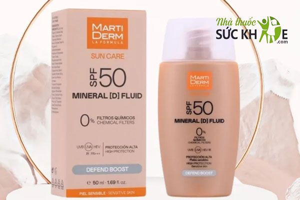 Kem chống nắng Martiderm Mineral (D) Fluid