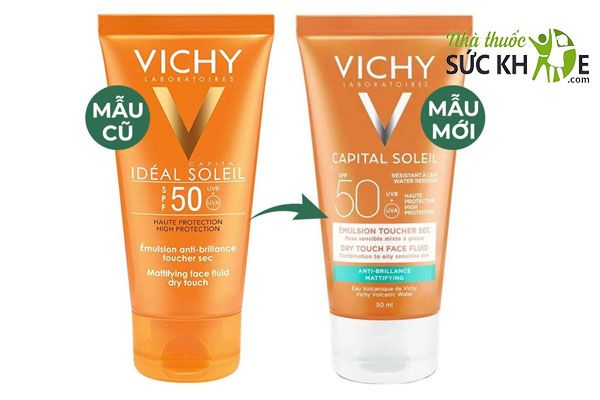 Kem chống nắng Vichy Idéal Soleil Mattifying Face Fluid 50ml