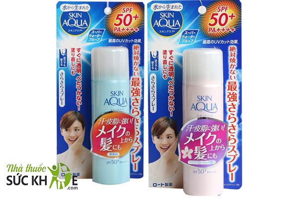 Kem chống nắng Skin Aqua dạng xịt Sarafit UV Spray