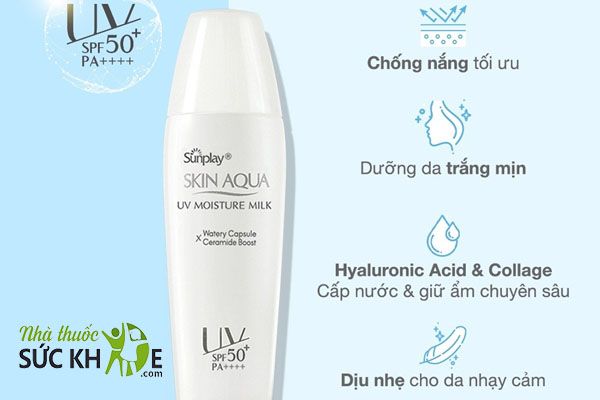 Kem chống nắng Skin Aqua Sunplay UV Moisture Milk SPF 50+/PA ++++