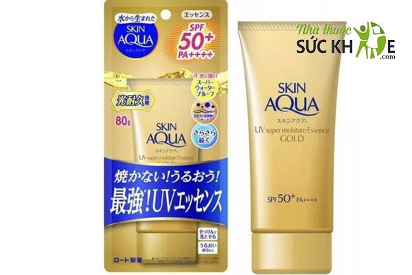 Kem chống nắng Skin Aqua UV Super Moisture Essence Gold
