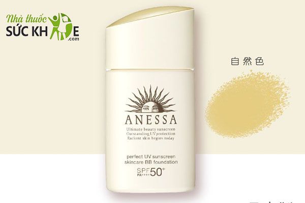 Kem nền trang điểm chống nắng Anessa Perfect UV Sunscreen Skincare BB Foundation